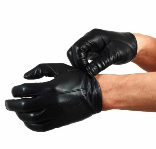 Leather Police Gloves