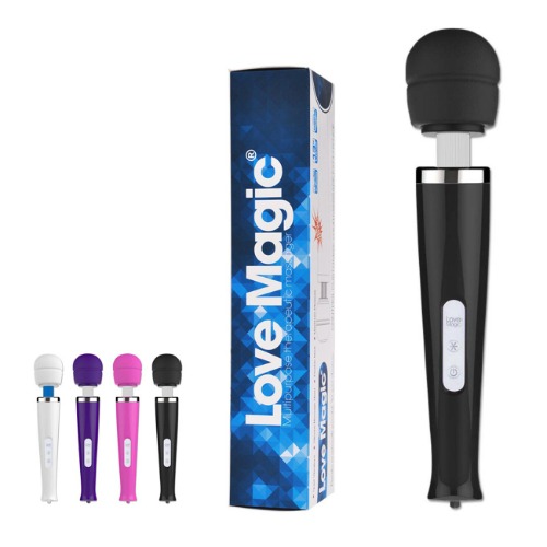 30 Mode Corded Love Magic Wand Massager Hitachi Therapeutical Massage| For Full Body, Head, Foot, Back Neck Massage … (Black)