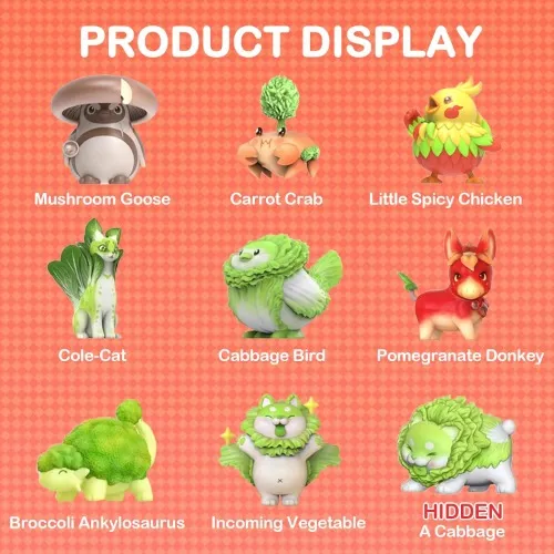 Vegetables Fairy Series-3 Blind Box 1PC Random Design Cute Figures Collectible Toys Birthday Gifts