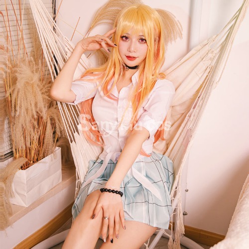 【48H To Ship】Anime My Dress Up Darling Cosplay Kitagawa Marin JK School Uniform Cosplay Costume - L