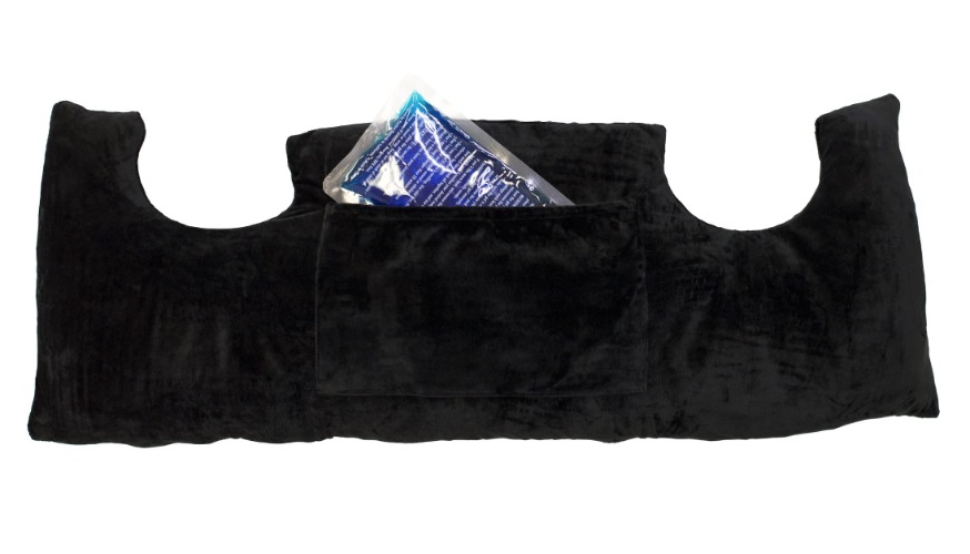 RENOVA MEDICAL WEAR Mastectomy Pillow - Post Surgery Pillow for Breast Surgery and Heart Surgery Recovery - Perfect Surgery Recovery Gift - Black