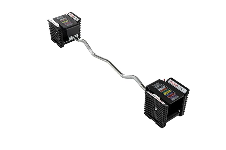 PowerBlock Pro 100lb EZ Curl Bar