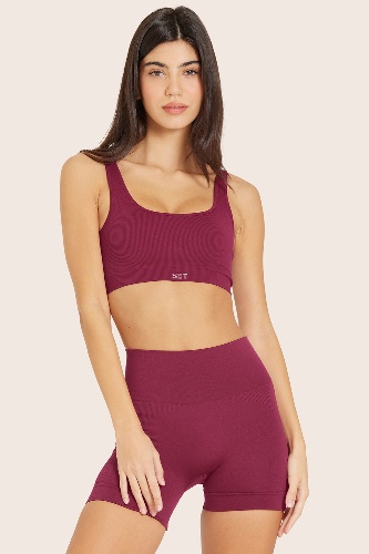 SCULPTFLEX® BOX CUT BRA - WILDBERRY | Wildberry / M