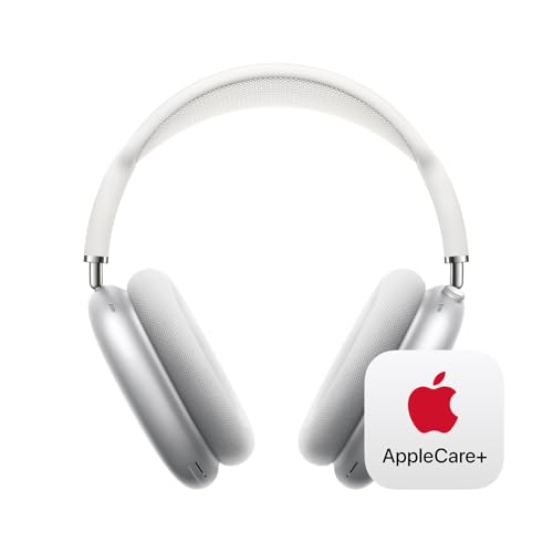 Apple AirPods Max Wireless Over-Ear Headphones with AppleCare+ (2 Years) - Silver - Silver - With AppleCare+ (2 Years)