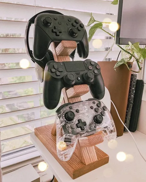 3 Tier Controller Stand (Wooden)