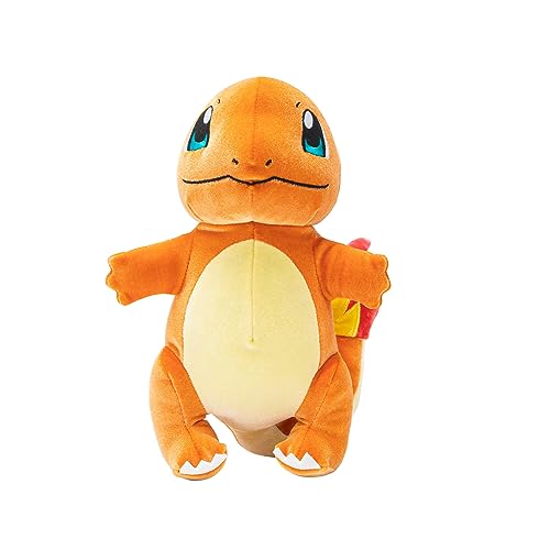 Pokémon Charmander Select Velvet Plush - 8-Inch Charmander Plush with Unique Velvet Fabric and Authentic Details - Charmander