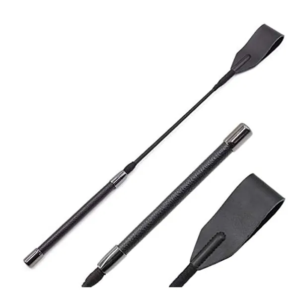 
                            18" Real Riding Crop Jump Bat With Genuine Leather Top | Premium Quality Crops | Equestrianism Horse Crop
                        