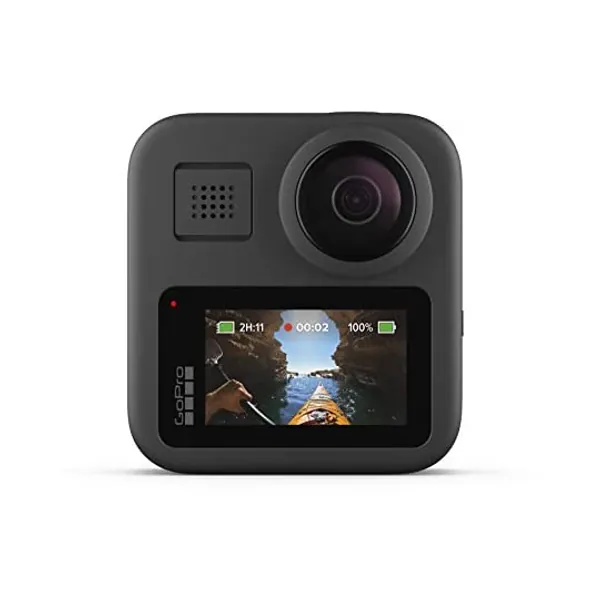 
                            GoPro MAX — Waterproof 360 + Traditional Camera with Touch Screen Spherical 5.6K30 HD Video 16.6MP 360 Photos 1080p Live Streaming Stabilization Black
                        