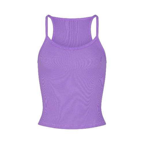 COTTON RIB CAMI | ULTRA VIOLET