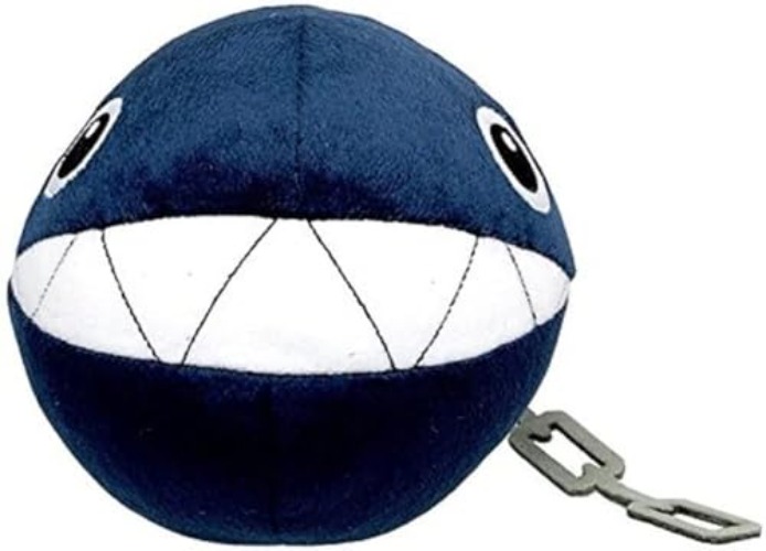 Little Buddy Super Mario Bros. Chain Chomp 6" Plush - Multicolor