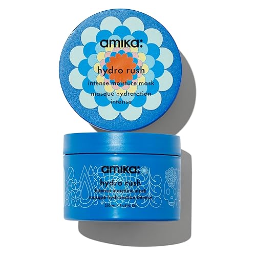 amika hydro rush intense moisture mask with hyaluronic acid - 8 Fl Oz (Pack of 1)