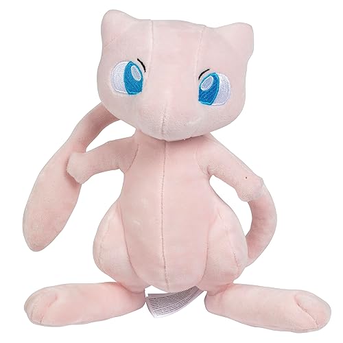 Pokémon Mew 8" Plush - Officially Licensed - Quality & Soft Stuffed Animal Toy - Generation One - Add Mew to Your Collection! - Great Gift for Kids, Boys & Girls & Fans of Pokemon