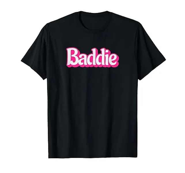Baddie Design for Confident Girls and Women T-Shirt - Men - Burgundy - 3X-Large