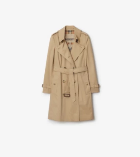 Mid-length Chelsea Heritage Trench Coat in Honey - Women | Burberry® Official