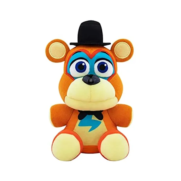 Funko Plush: Five Nights at Freddy's (FNAF) Pizza Plex-Glamrock Freddy Fazbear - FNAF Pizza Simulator - Collectible Soft Plush - Birthday Gift Idea - Official Merchandise - Stuffed