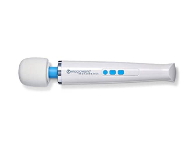 Authentic Magic Wand Massager Rechargeable HV-270 – Cordless Multi-Function Variable-Speed with Soft Silicone Head and Ultra-Powerful Motor for Deep, Rumbling, Muscle Relaxing Vibrations - Rechargeable
