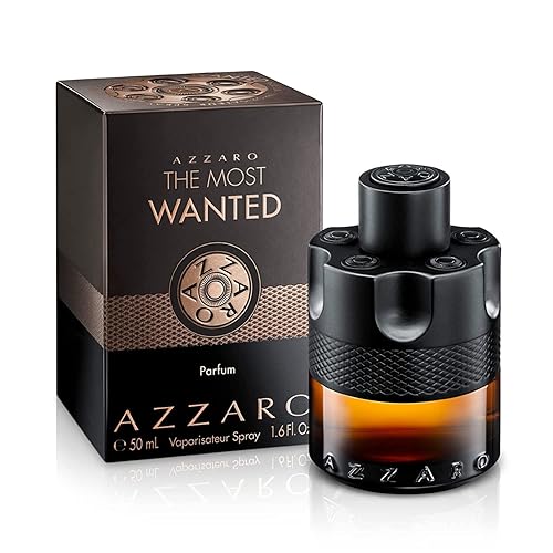 Azzaro The Most Wanted Parfum - Intense Mens Cologne - Spicy & Seductive Fragrance for Date Night - Lasting Wear - Irresistible Luxury Perfumes for Men - 1.6 Fl Oz (Pack of 1)