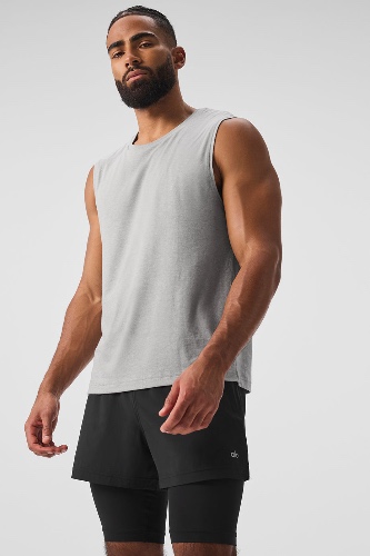 The Triumph Muscle Tank - Athletic Heather Grey | Athletic Heather Grey / L