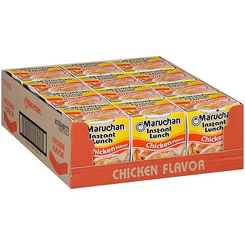 Maruchan Instant Lunch Chicken Flavor, 2.25 Ounce (Pack of 12) - Chicken