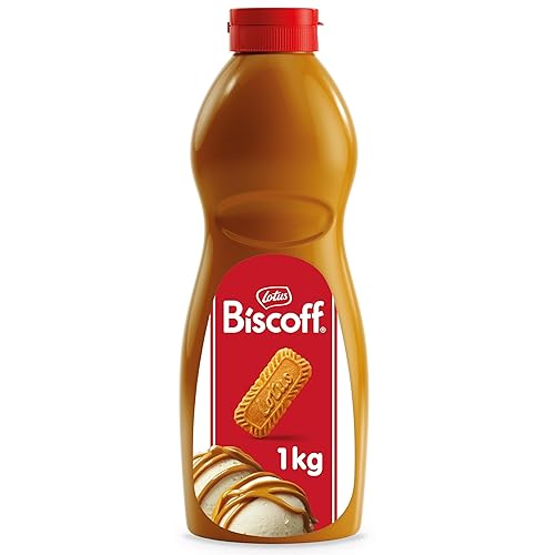 Biscoff - Sweet Spread Topping - Caramelised biscuit flavor - Vegan - No colours or added flavours - 1L, Packaging May Vary - 1 kg (Pack of 1)