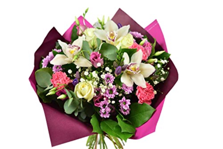 Fresh Flowers- to my door -Sara Bouquet is a Beautiful Hand Tied for All Occasion. Birthday- Thank You- Congratulation