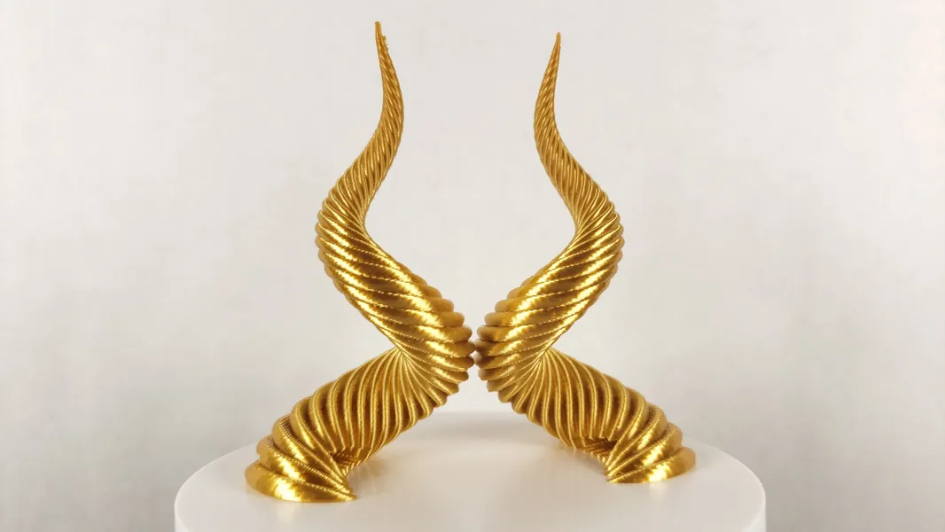 Spiral Horn Attachment for Headset, Gaming and Streaming Headset Accessories, cosplay, Streaming Prop, gaming streamer gift