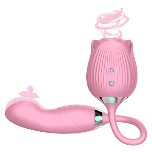 Sex Pleasure Toy for Womens Suck & Lick Memoriesh Rose Tongue Rechargeable Clitorals Sucking&Vibrating Machine Adult Toy for Women Couples 10 Mode Nipple Sucker G Sucking Toys for Women