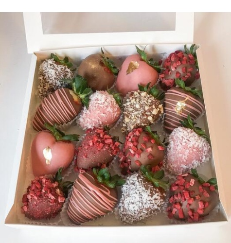 Strawberries in chocolate 