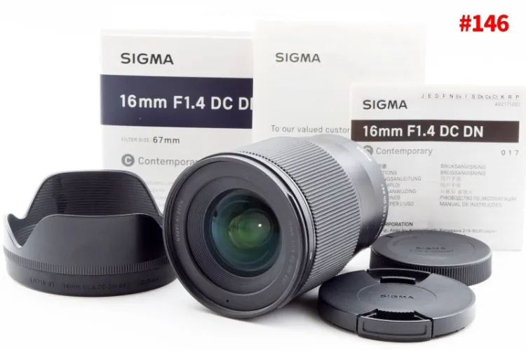 Lens sigma 16 mm 1.4