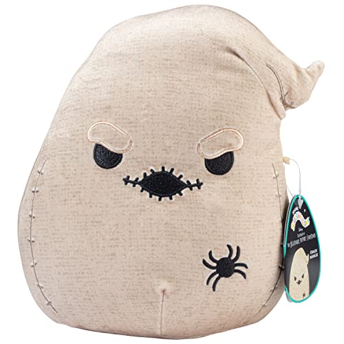 Squishmallows 8" Oogie Boogie, Brown Plush - Official Kellytoy - Nightmare Before Christmas - Soft Stuffed Animal Toy - Gift for Kids, Girls & Boys - Brown