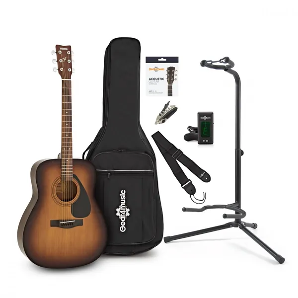 Yamaha F310 Acoustic, Sunburst w/ Gear4music Accessory Pack at Gear4music