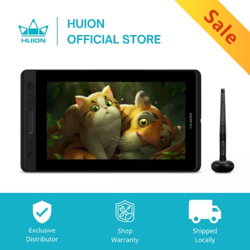 Huion Pro Gt-133 w/ STAND Drawing Monitor 8192 Pressure  Tilt 4 Express Keys Touch Strip 120% Srgb | Shopee Philippines