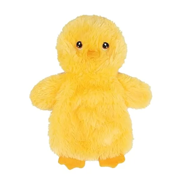 Best Pet Supplies Chicken Crinkle Plush Dog Toys for Interactive Play, Puppy and Senior Indoor Play, Colorful Chicken Toy Shape, Cute and Cuddly - Crinkle Chicken (Yellow)