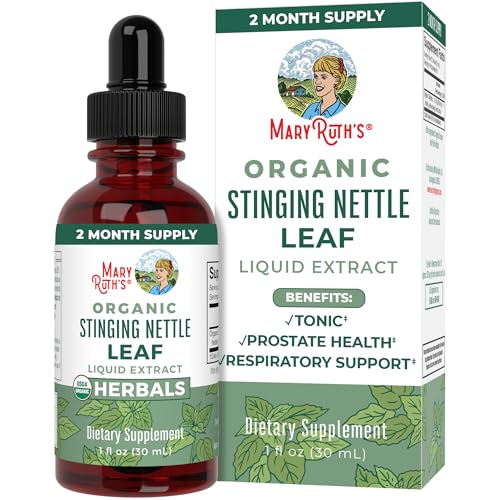 MaryRuth Organics Stinging Nettle Leaf Extract | Detox Supplement Herbal Drops | USDA Organic | Vegan | Non-GMO | Gluten Free | 1 Fluid Oz - Unflavoured - 1 Fl Oz (Pack of 1)