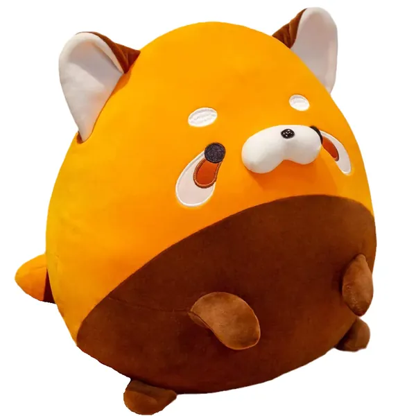 Raccoon Plushies Cuddly Raccoon Plush Pillow Chubby Raccoon Stuffed Animal Creative Gift (Orange,High 28cm/11in) - Orange High 28cm/11in