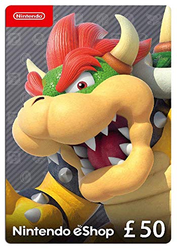 Nintendo eShop Card | 50 GBP voucher | Download Code | UK only | Switch - Nintendo eShop - Download Code - £50