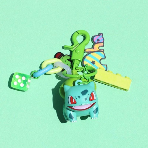 Pokemon Lover Keychain with Accessories - C