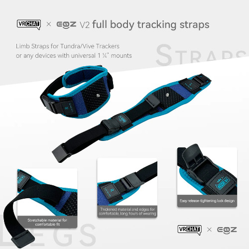 VRChat x EOZ FullBody Tracking Straps V2 | Limbs Strap V2 ( L&R )
