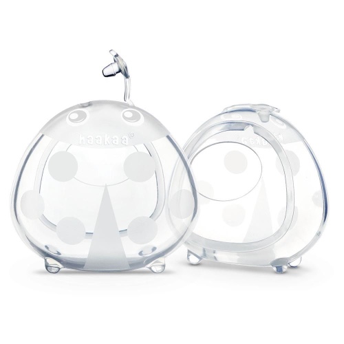 Haakaa Ladybug Breastmilk Collector 75ML with Carry Case - 2 Pack