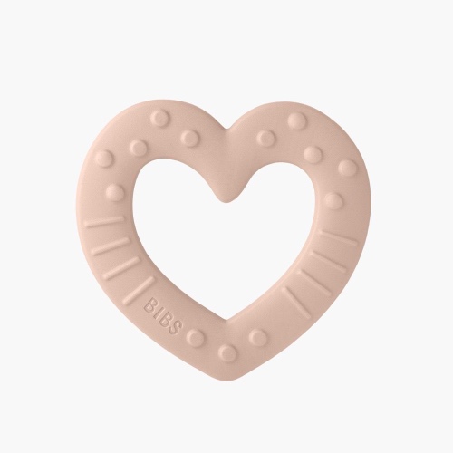 Bibs Bitie - Heart/ Blush