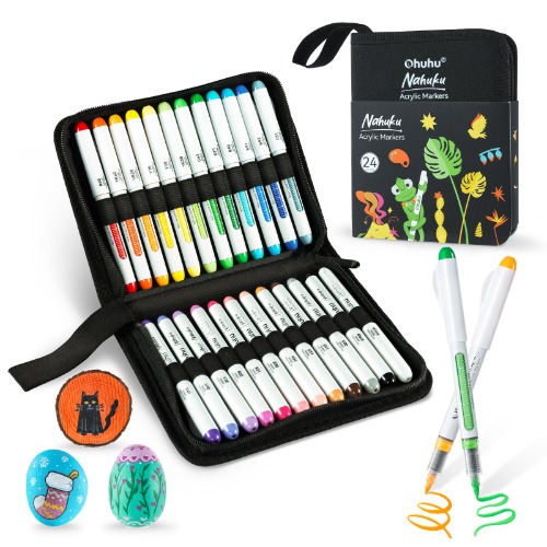 Ohuhu Direct-ink Acrylic Markers 24 Colors - Nahuku | US Warehouse to USA Only