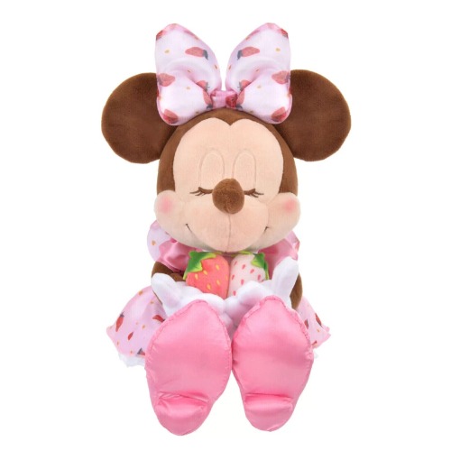 Disney Store Japan Minnie Mouse stuffed toy STRAWBERRY COLLECTION Plush 2024