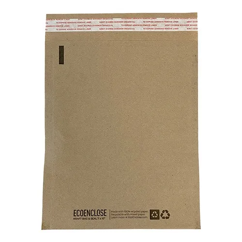 EcoEnclose | 100% Recycled Kraft Bags with Seal 