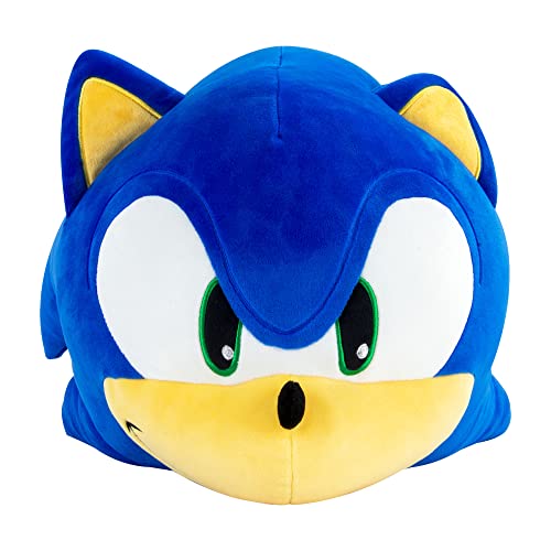 Club Mocchi-Mocchi- Sonic the Hedgehog Plush - Sonic Plushie - Squishy Collectible Sonic Toys - Sonic Stuffed Animals and Gifts - Cute Plushies and Sonic Room Decor - 15 inch - Sonic