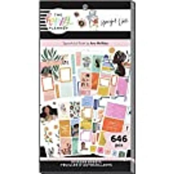 The Happy Planner Sticker Value Pack - Planner & Scrapbook Accessories - Spoonful of Faith Theme - Multi-Colour - Great for Planning & Projects - 30 Sheets with 646 Total Stickers