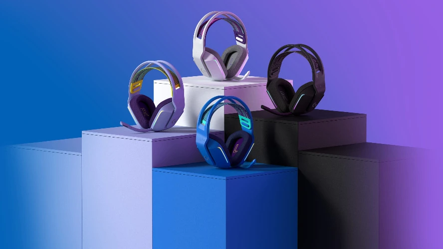 G733 Ultra-Lightweight, Wireless Gaming Headset (White)