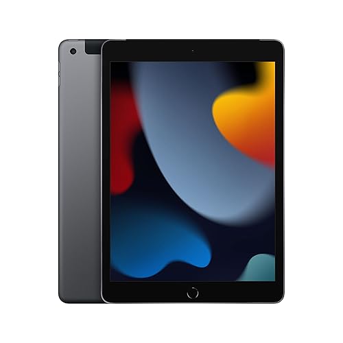 2021 Apple iPad (10.2-inch, Wi-Fi + Cellular, 256GB) - Space Gray (Renewed) - WiFi + Cellular - 256GB - Space Grey