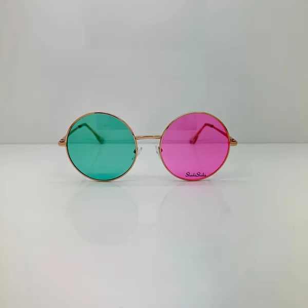 Green & Pink Sunglasses