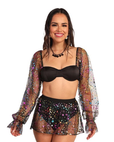 Star Bright Mesh Top