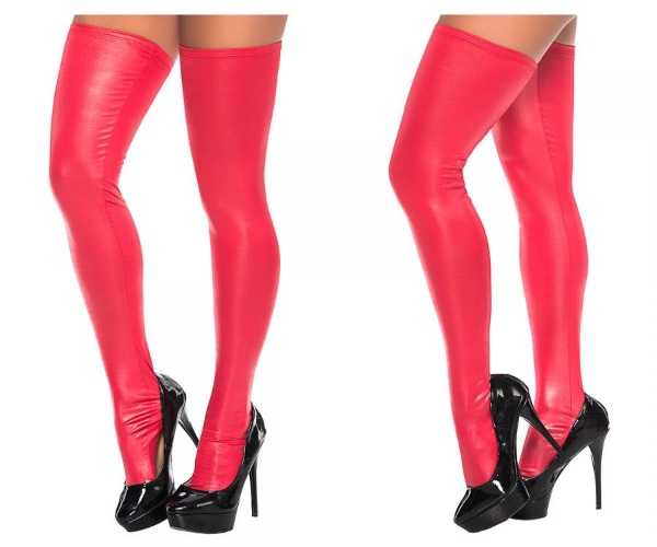 Mapale 1017 Thigh Highs Color Red - Only Size / Red